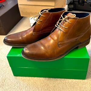 Men’s Brown Leather Lace-up Boots